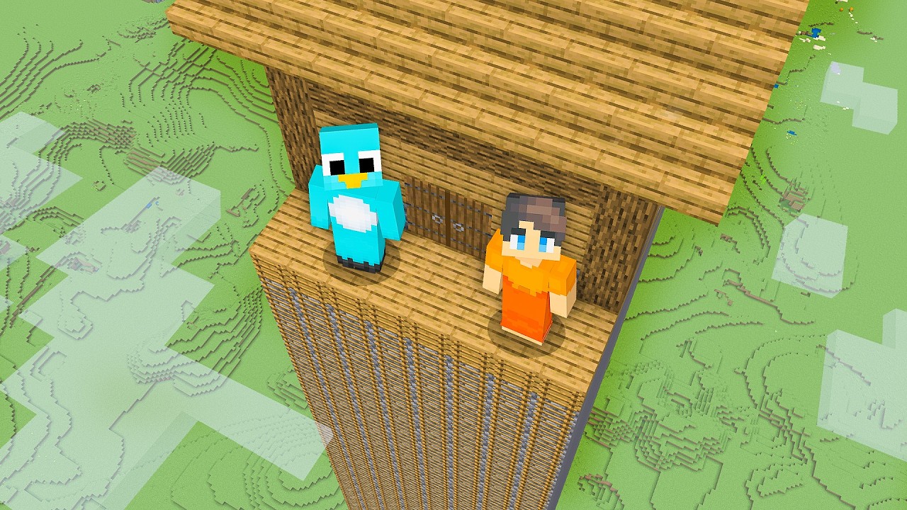 Мы нашли самую высокую башню в Minecraft.