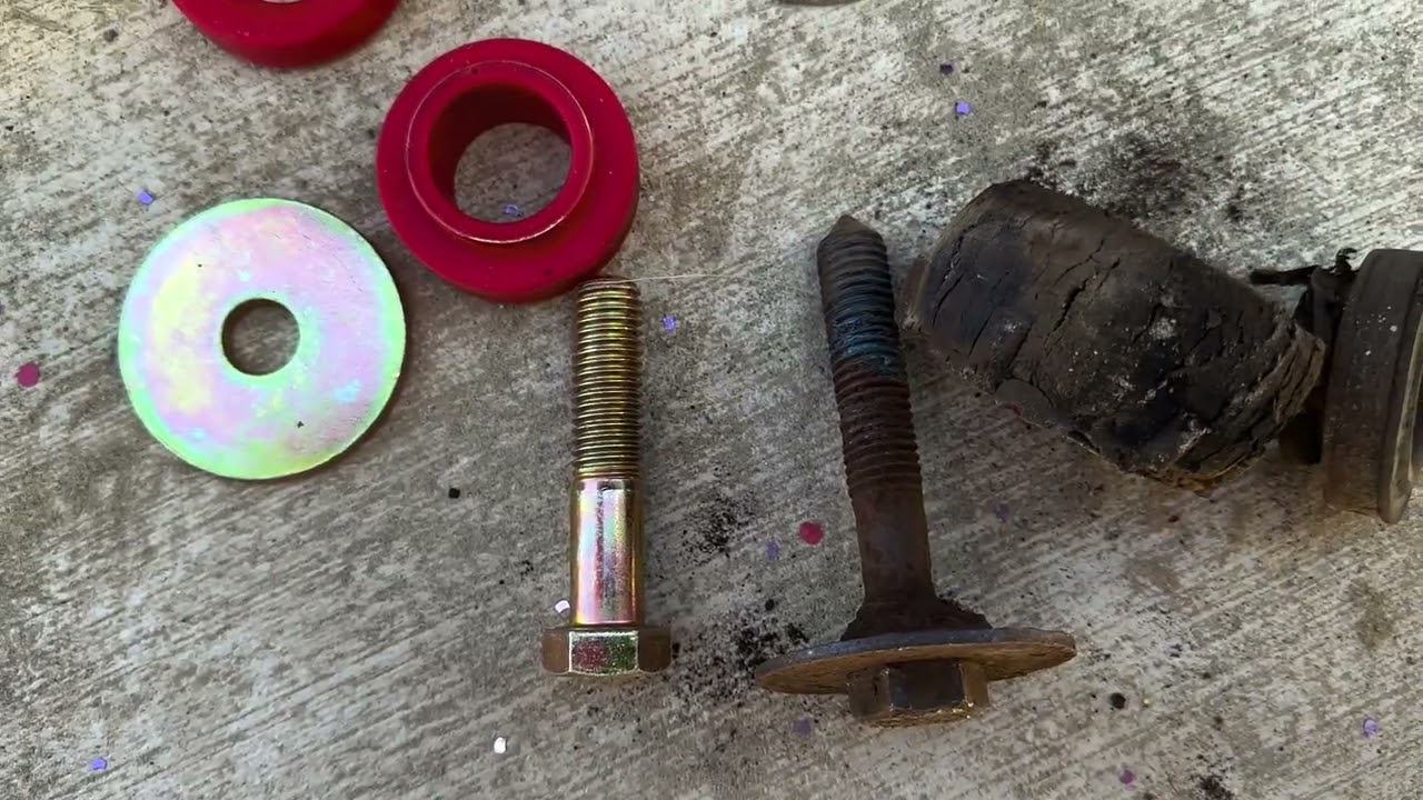 Battle of the body bushings on my 76 Trans Am