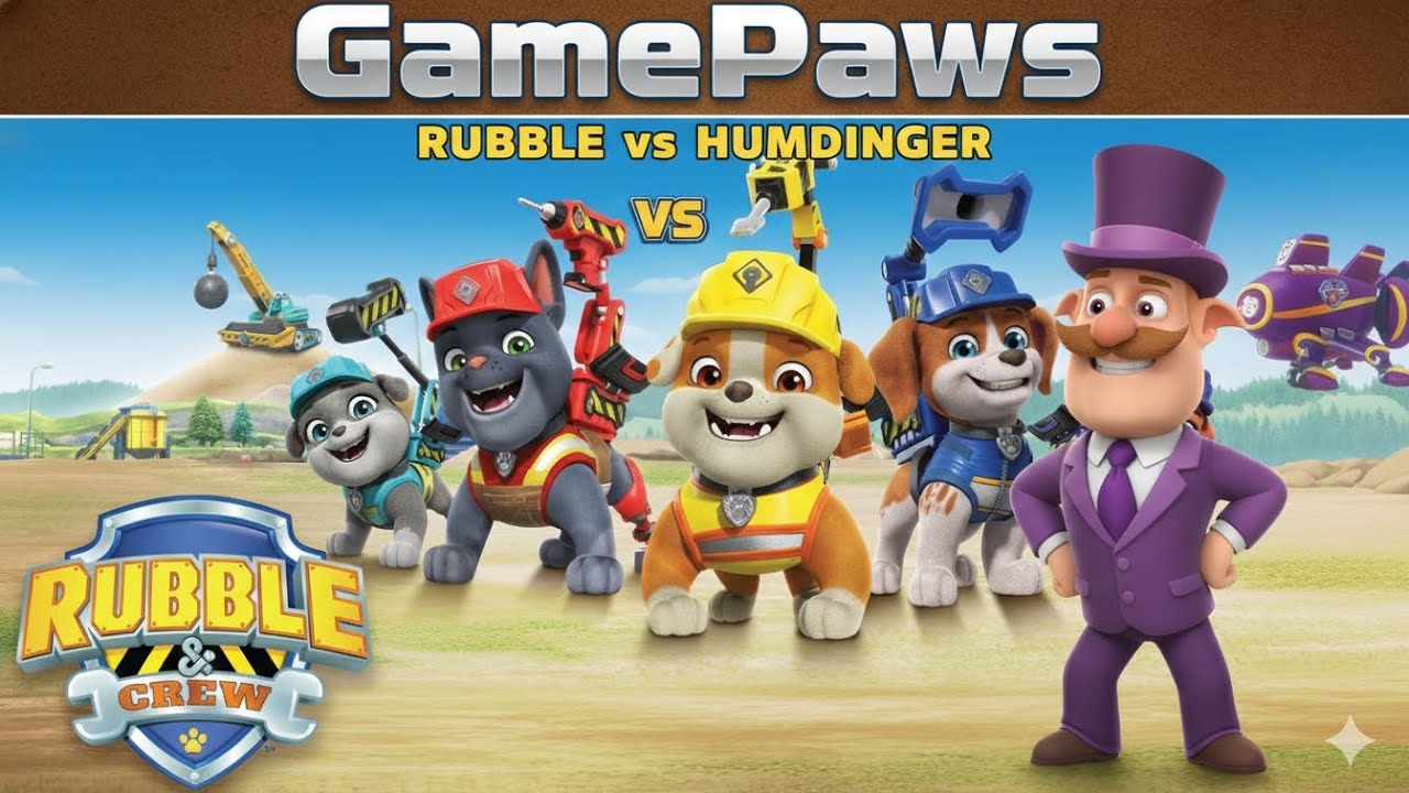 Let’s Construct The Letters With Rubble!🚧🚜🏗️