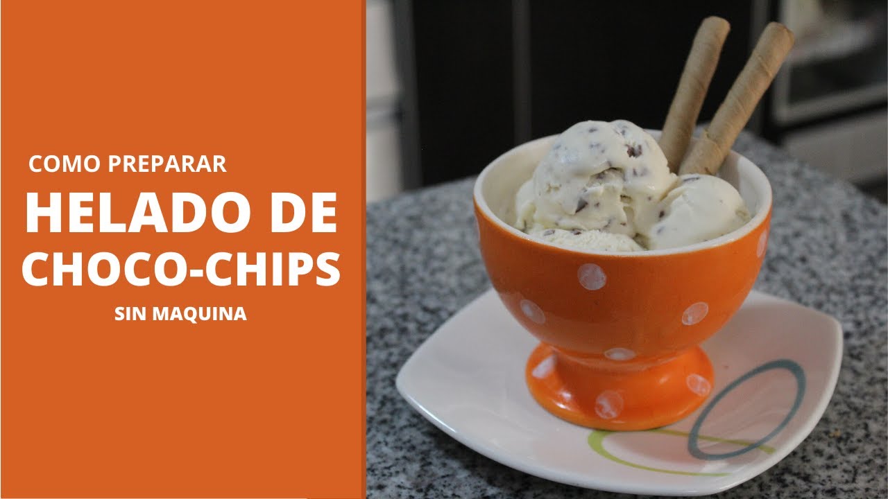 HELADO DE CHOCO-CHIPS CASERO || 4 INGREDIENTES Y SIN M&Aacute;QUINA  || Al Estilo Peruano