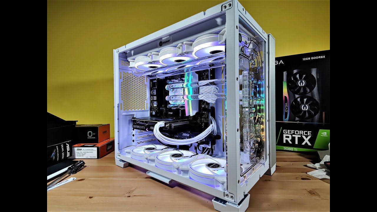 Bitspower Titan one mini custom loop build Lian li mini PC build AMD 5900x, 3060ti