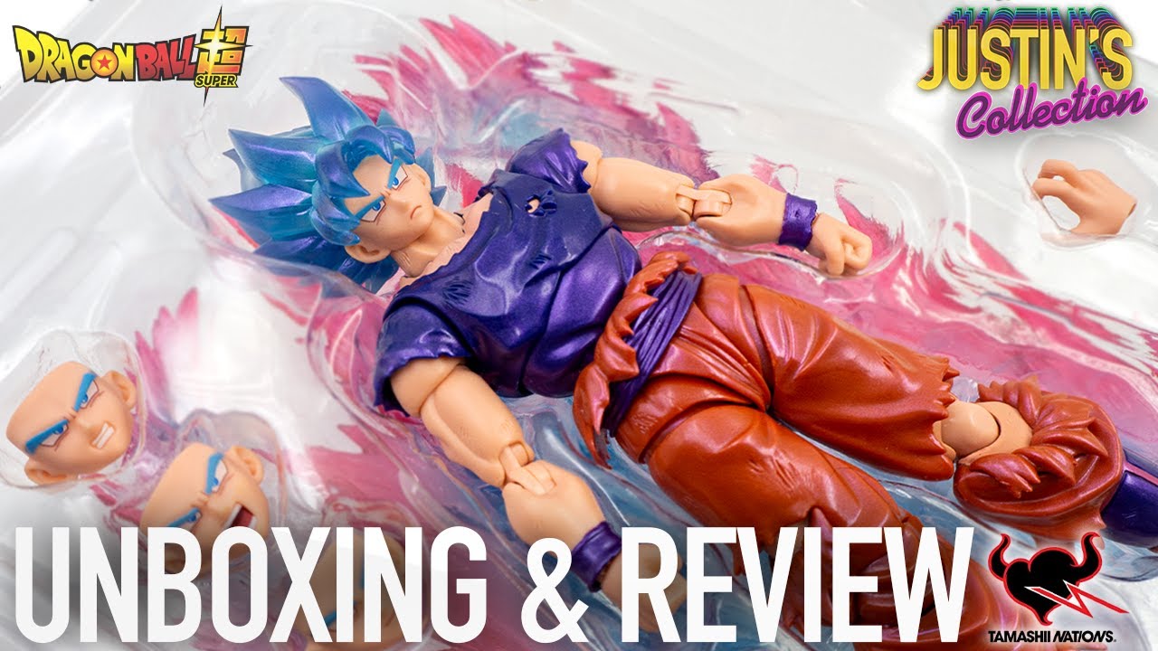 Распаковка и обзор Goku Super Saiyan Blue Kaioken Dragon Ball Super S.H.Figuarts