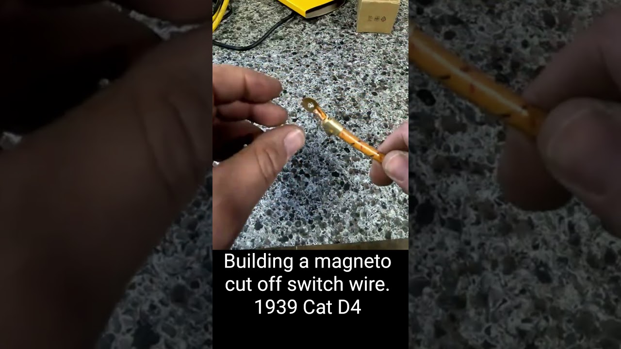 Изготовление выключателя магнето для гусеничного трактора Caterpillar D4 1939 года выпуска.