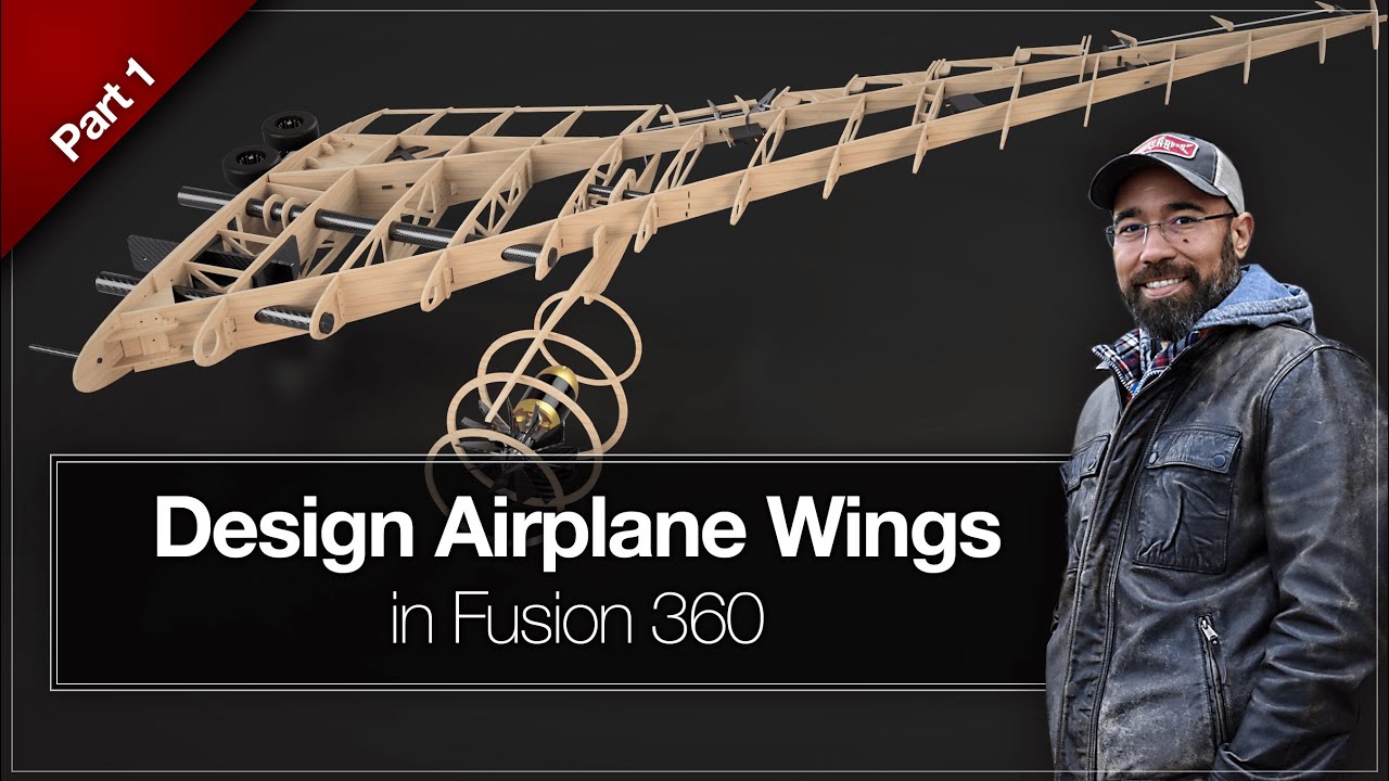 Часть 1 | Как проектировать крылья самолёта в Fusion 360 — аэродинамические профили [Эпизод 2]