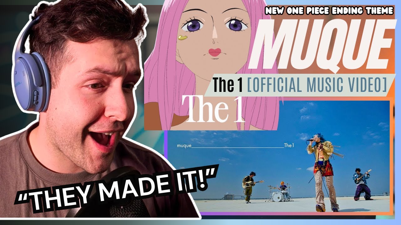 J-rock fan's REACTION to muque - The 1(Official Music Video) [TVアニメ『ONE PIECE』エンディング主題歌]