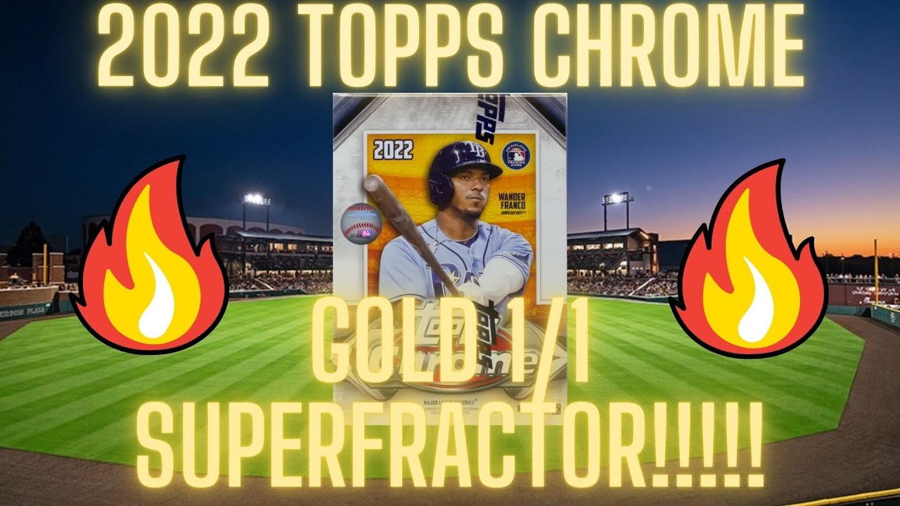 2022 Topps Chrome GOLD 1/1 SUPERFRACTOR AUTO! Hit of a lifetime.
