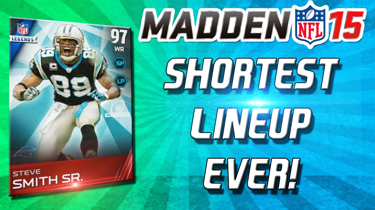 Madden 15 Ultimate Team - SHORTEST TEAM IN MUT! MIDGET SQUAD! - MUT 15