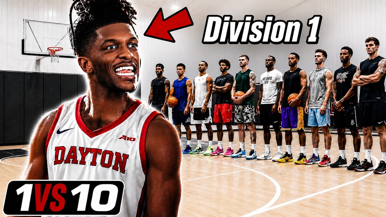 D1 Hooper vs 10 Division 3 Hoopers...