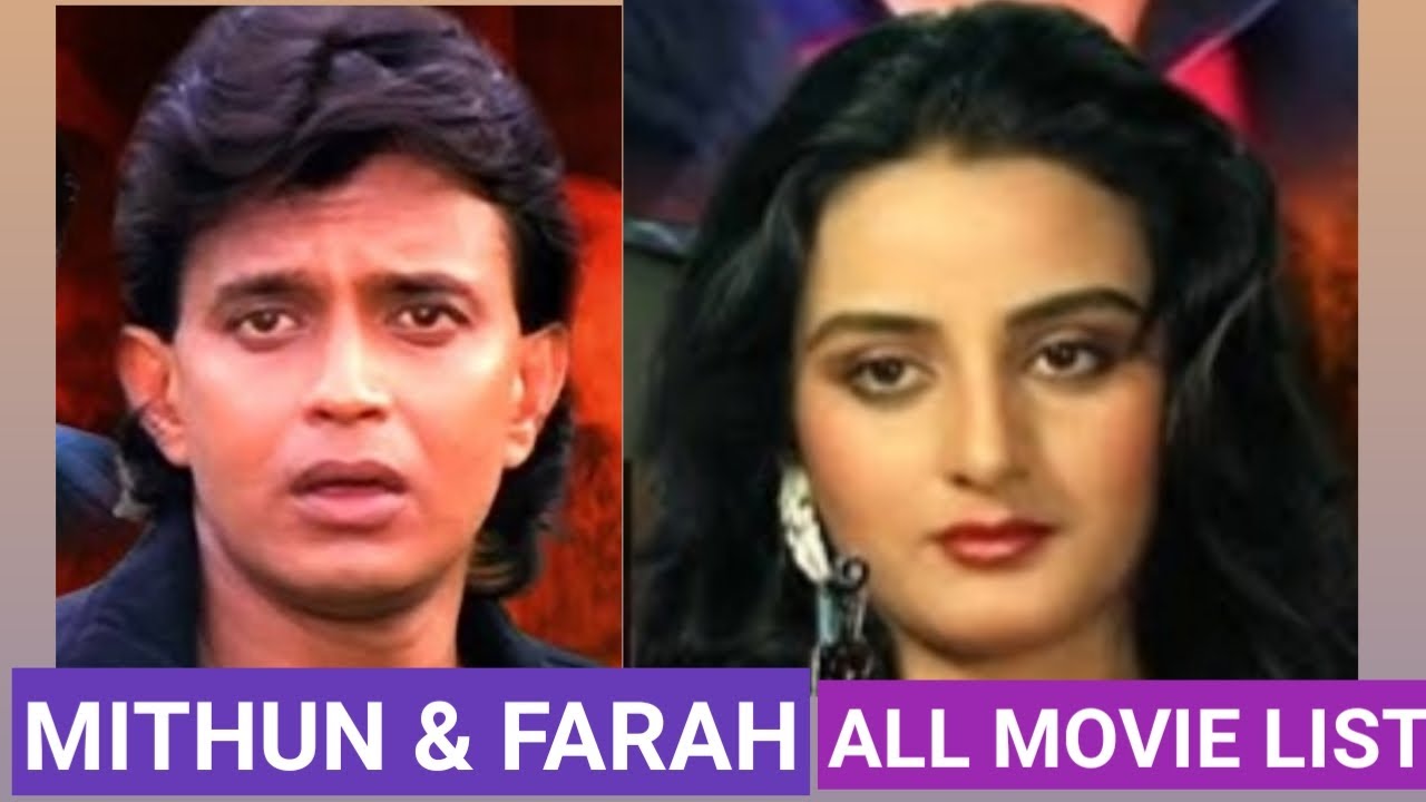 Mithun Chakraborty & Farah All Movie List | Box Office| Hit Flop