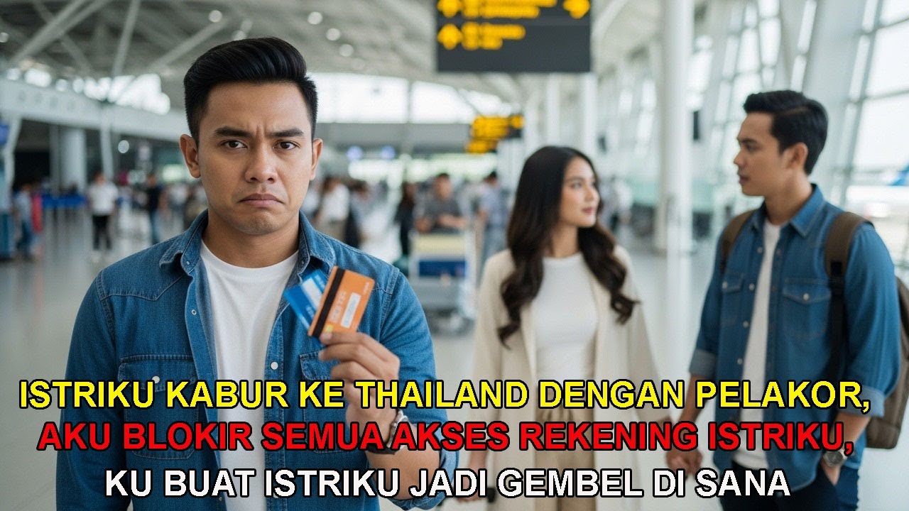 ISTRIKU KABUR KE THAILAND DENGAN PELAKOR,AKU BLOKIR SEMUA AKSES REKENING ISTRIKU,MEREKA JADI GEMBEL