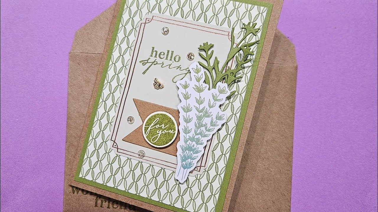 February 2025 Paper Pumpkin Alternative Video #9  Featuring Hello Spring From Stampin'Up!