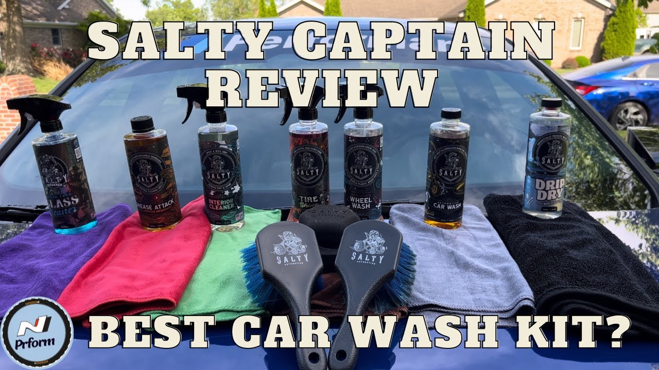 Salty Captain 20 Piece DIY Car Wash Detailing Bucket Kit w/ Captain's Musket Foam Cannon Review