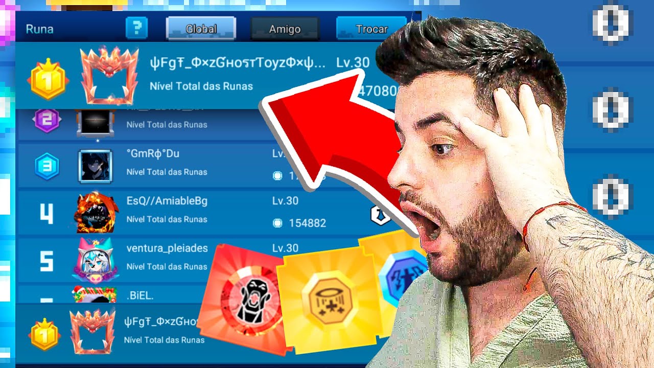 ESSA CONTA É TOP 1 EM RUNA !! - Blockman Go BedWars