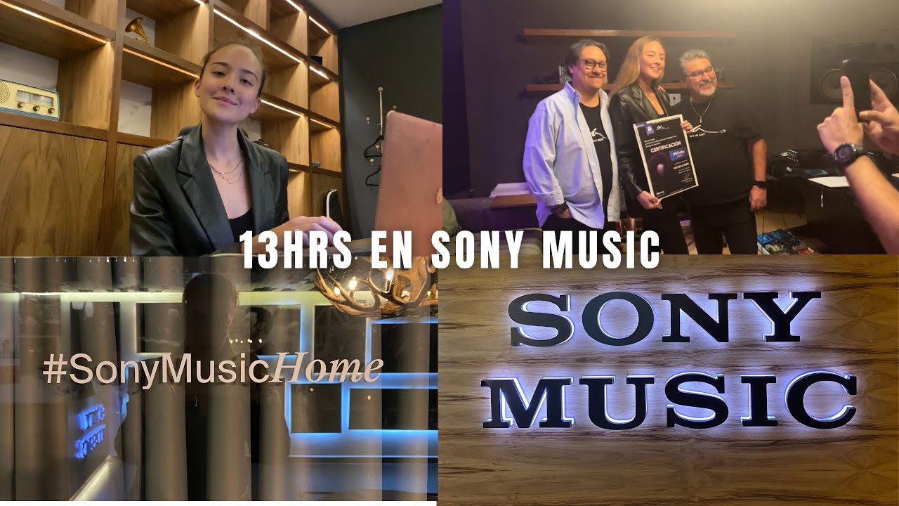 13hrs en el Estudio de Sony Music! | Vlog #1