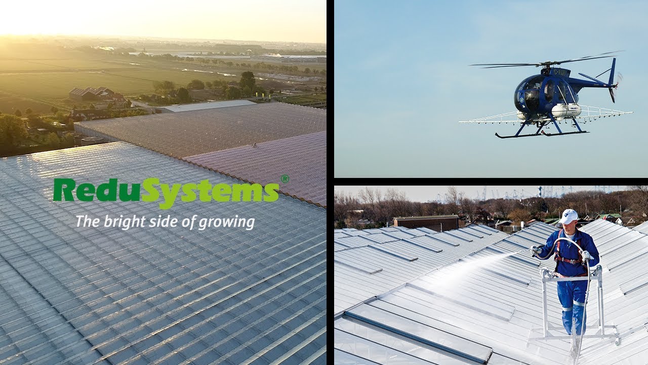 Applying ReduSystems manually, by helicopter and machine.
