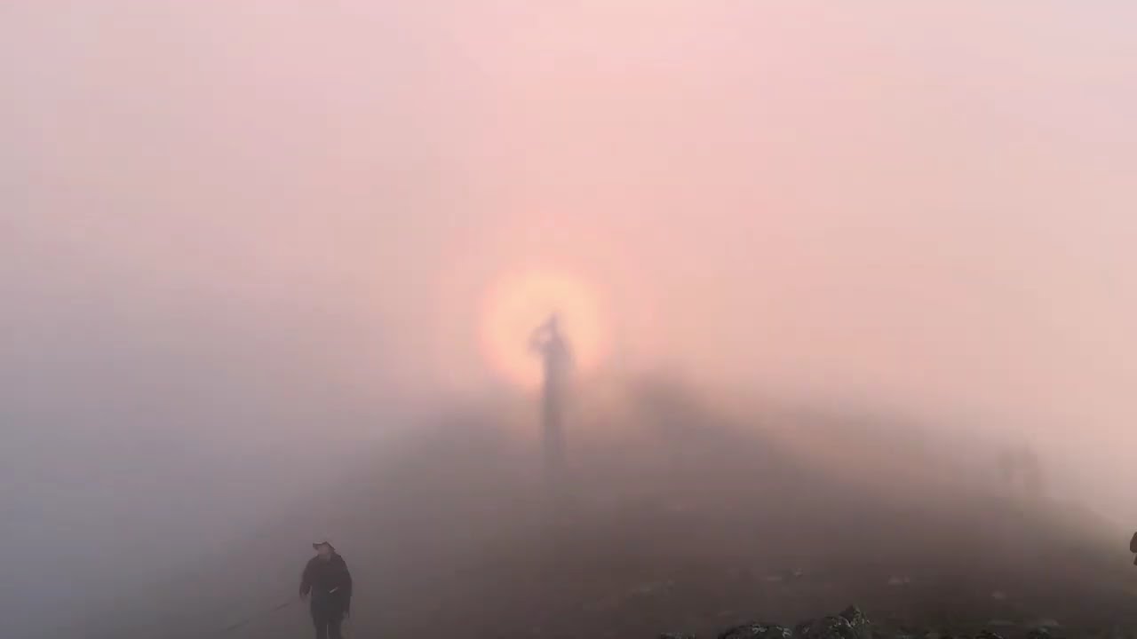 Brocken spectre at Mission Peak