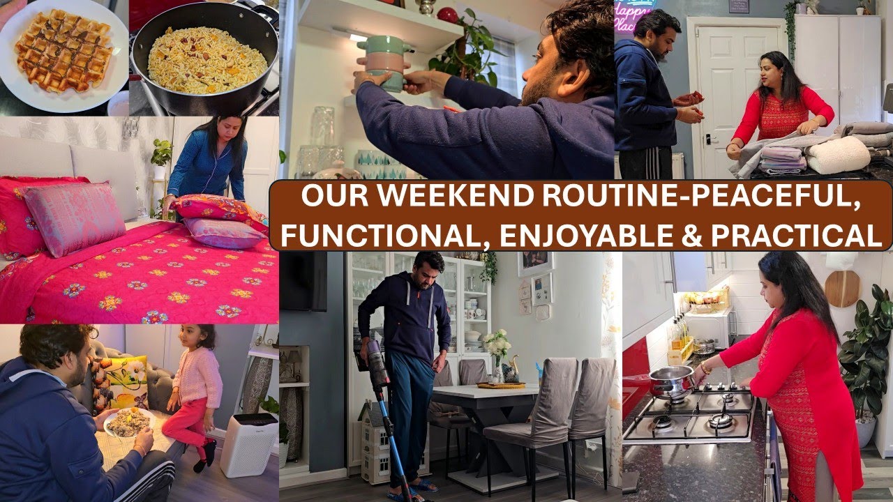 Messy to Managed - Peaceful Productive Weekend Routine | Home Chores, Cooking & Weekly Meal Prepping