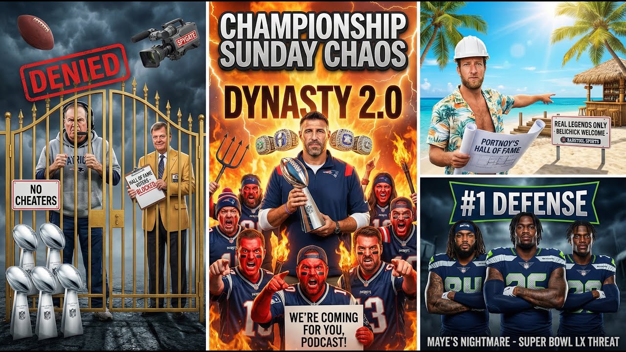 Patriots Dynasty Is BACK But Belichick Can't Get In The Hall?! 💀 Portnoy's Florida Keys HOF