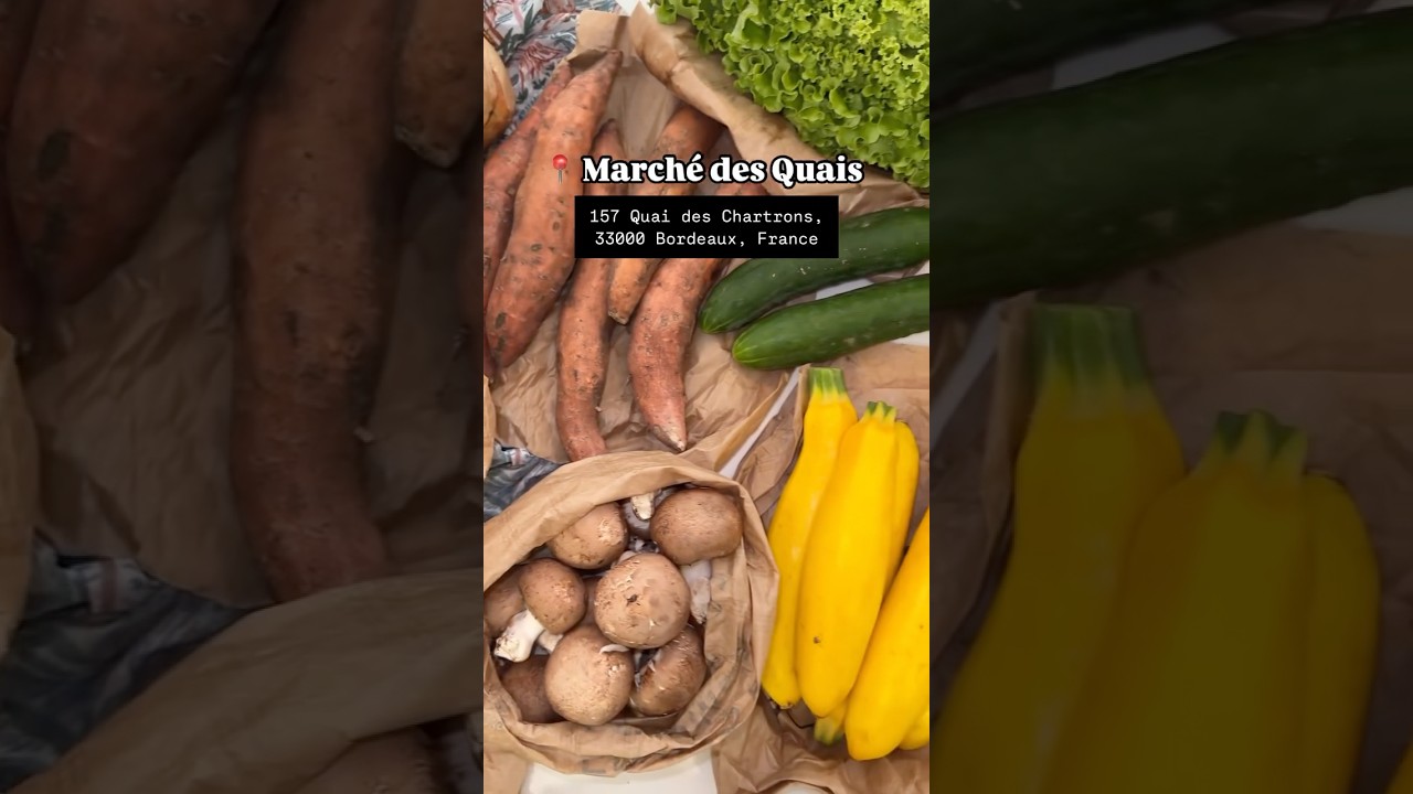Best Farmers Market in Bordeaux France
