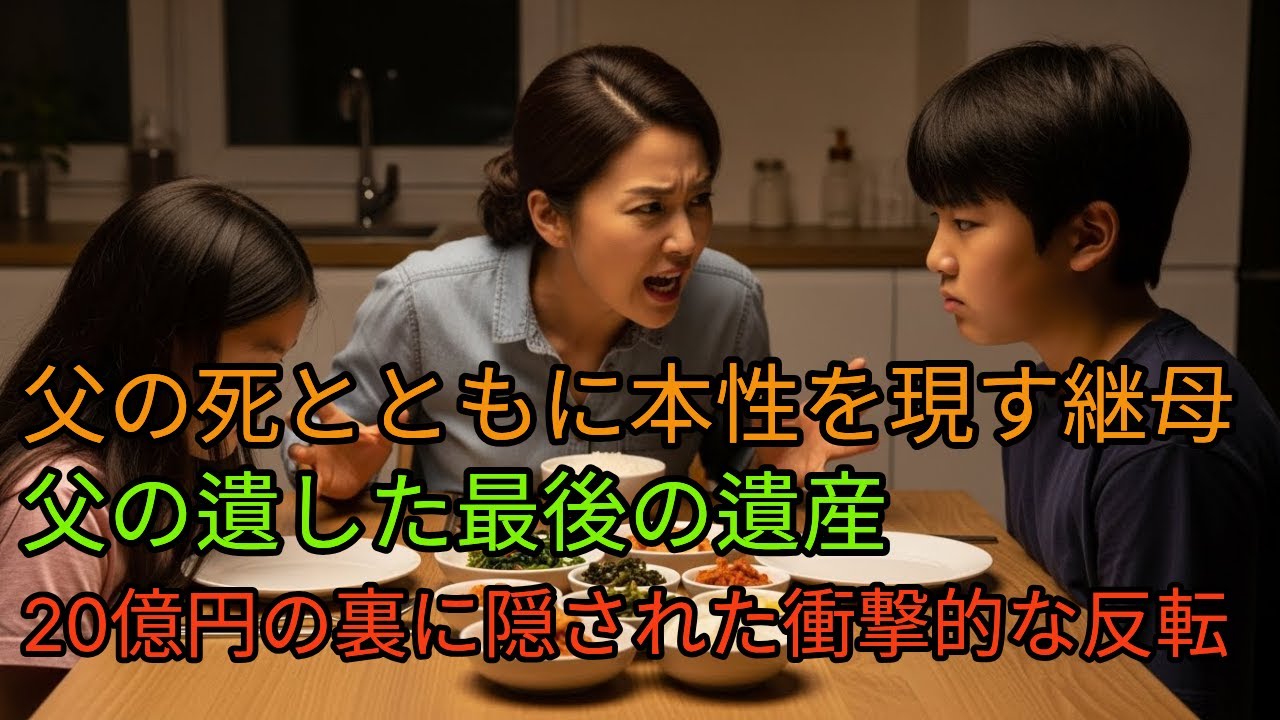 もう終わったわね。この家は今から私のものよ。分かった?」その日の夜、子供たちは食卓から追い出されました