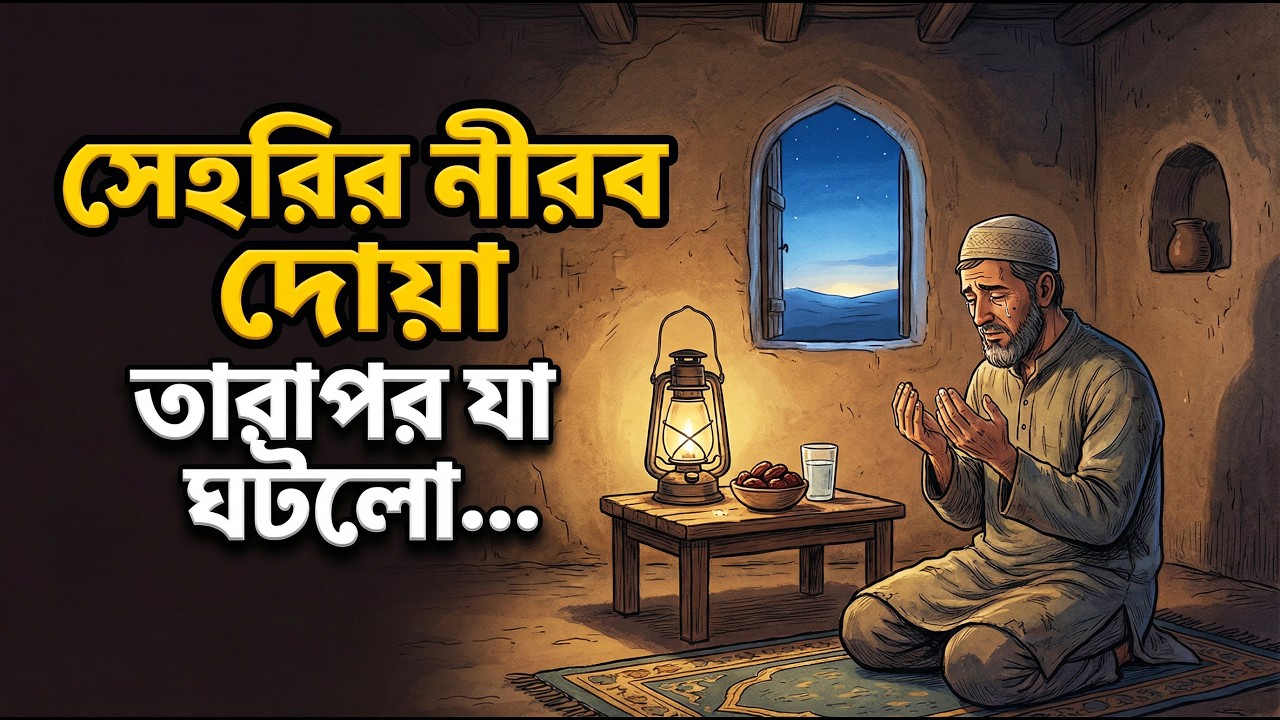 সেহরির সেই দোয়া তারপর যা ঘটলো তা বিশ্বাস করা কঠিন! | সেহরির নীরব দোয়া | ইসলামিক গল্প বাংলা