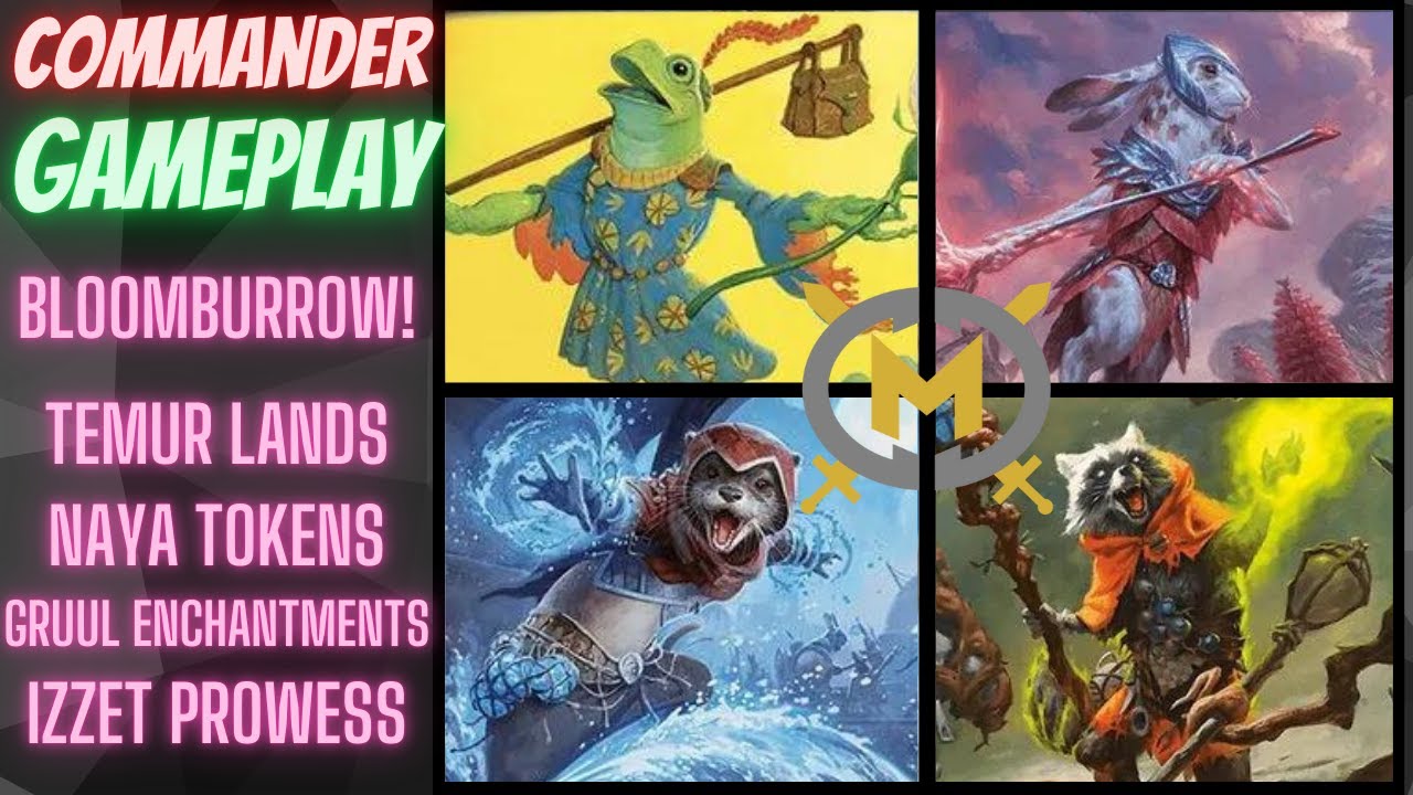 Bloomburrow EDH — Флабс, Бэйлен, Белло, Бриа — Командирский геймплей MTG BLB BLC Magic