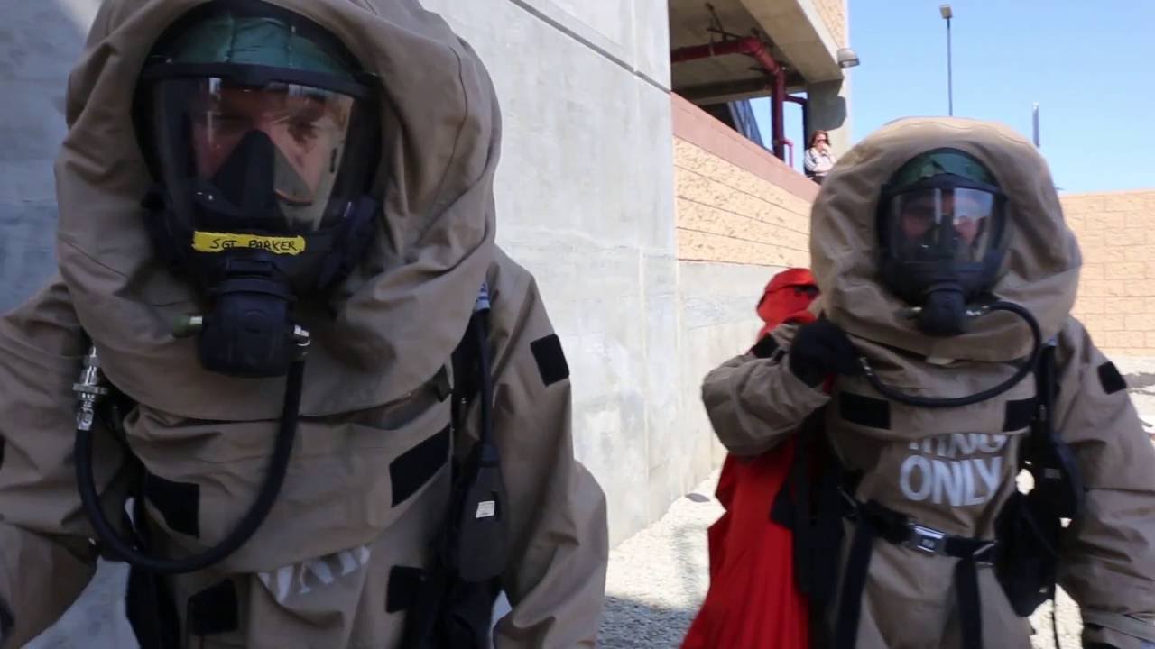 CBRN Marines Conduct Response Training