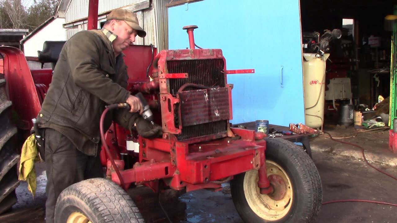IH 584 engine  Part 5, first start and final adjustments.
