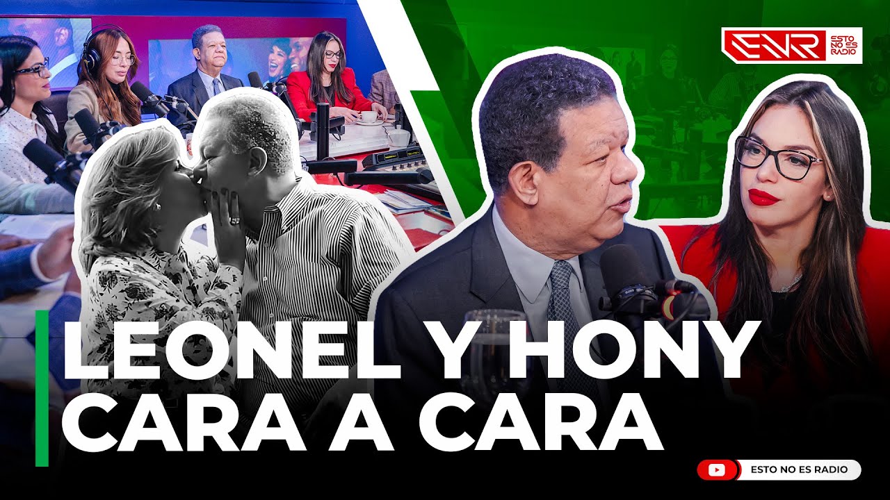 LEONEL FERN&Aacute;NDEZ Y HONY ESTRELLA CARA A CARA TRAS DIVORCIO CON MARGARITA CEDE&Ntilde;O