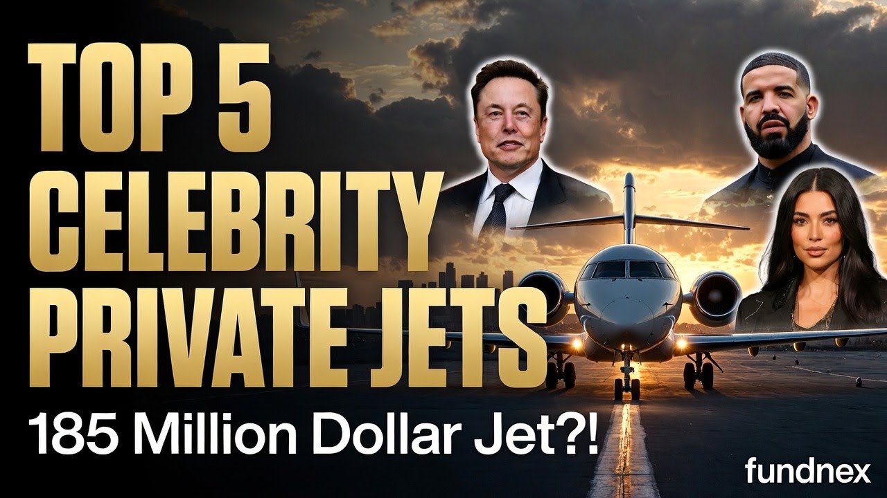 Top 5 Celebrity Private Jets (From $73M to $185M)