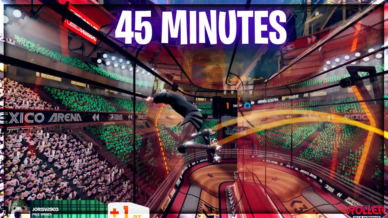 45 minutes of Top 100 Ranked games | Raw Gameplay - Roller Champions