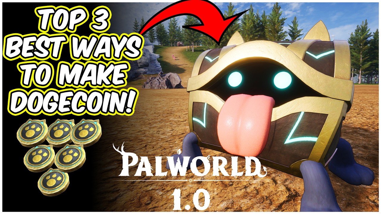 Top 3 Ways To Farm DOGECOIN In Palworld 1.0!