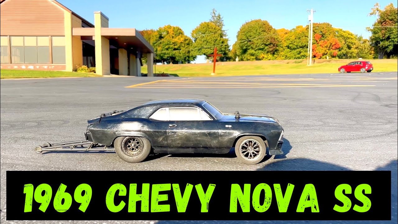 1969 Chevy Nova SS // Traxxas DRAG SLASH на 3-х и 4-х LIPO !!