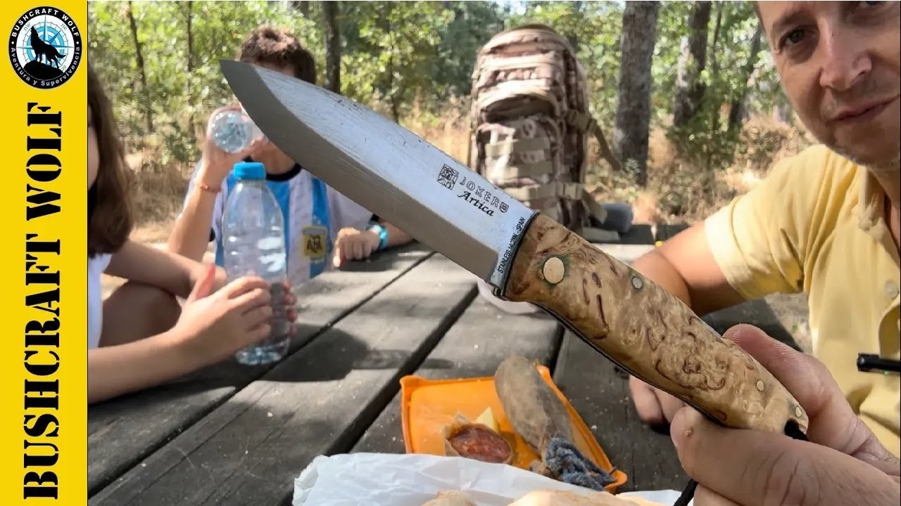 Navaja Joker Ártica con Filo Scandi 🔪 | Review Completa y Prueba en el Campo