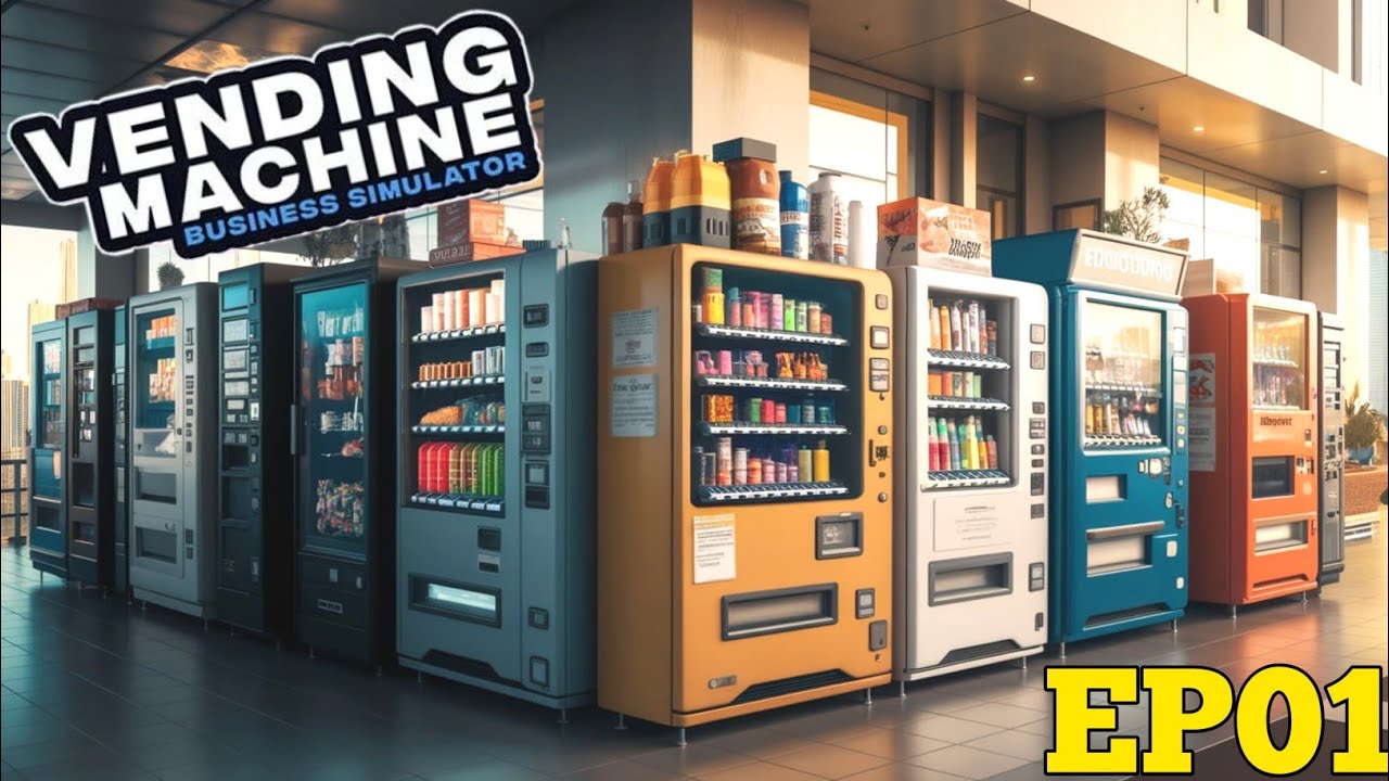 I Started My Own Vending Machine Business! Vending Machine Business Simulator Ep1