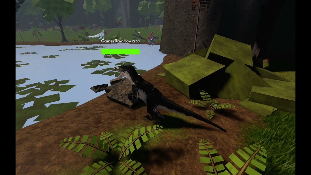 Playing as twilight raptor in Jurassic blocky 🌌