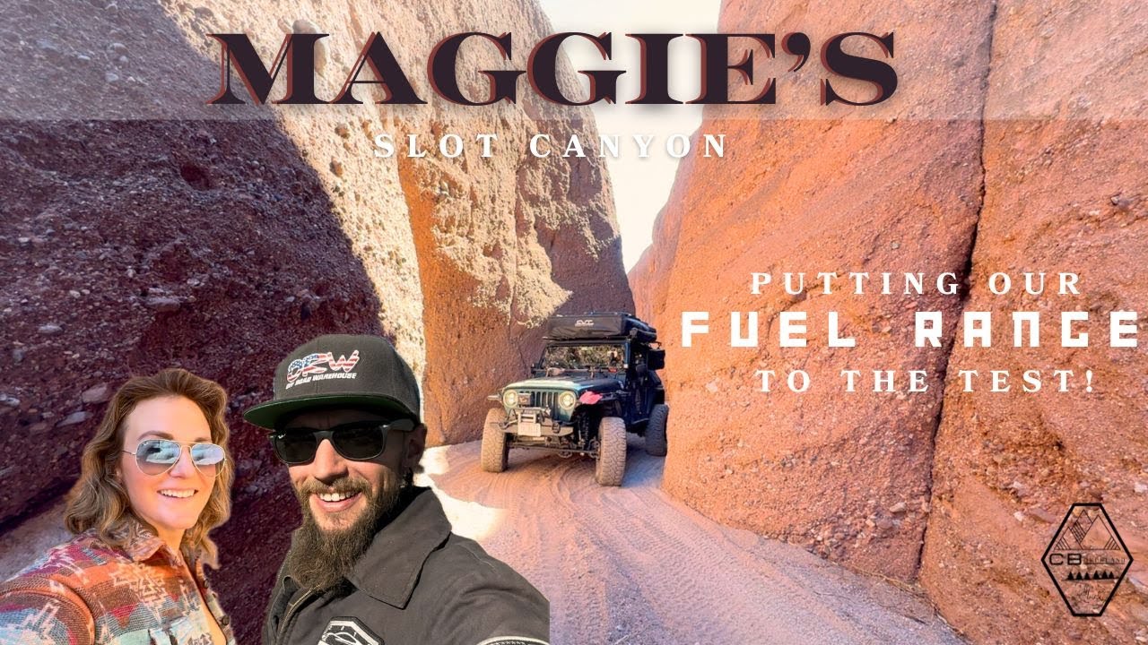 Putting our Fuel Range to the Test! | Maggie's Slot Canyon, Arizona | JEEP TJ OVERLAND ADVENTURE