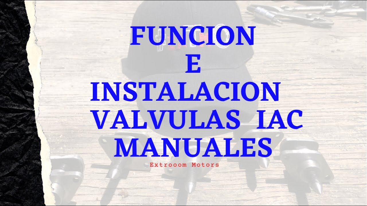 Ya tenemos válvulas IAC manuales a la venta y participa en un Giveaway | #extmo