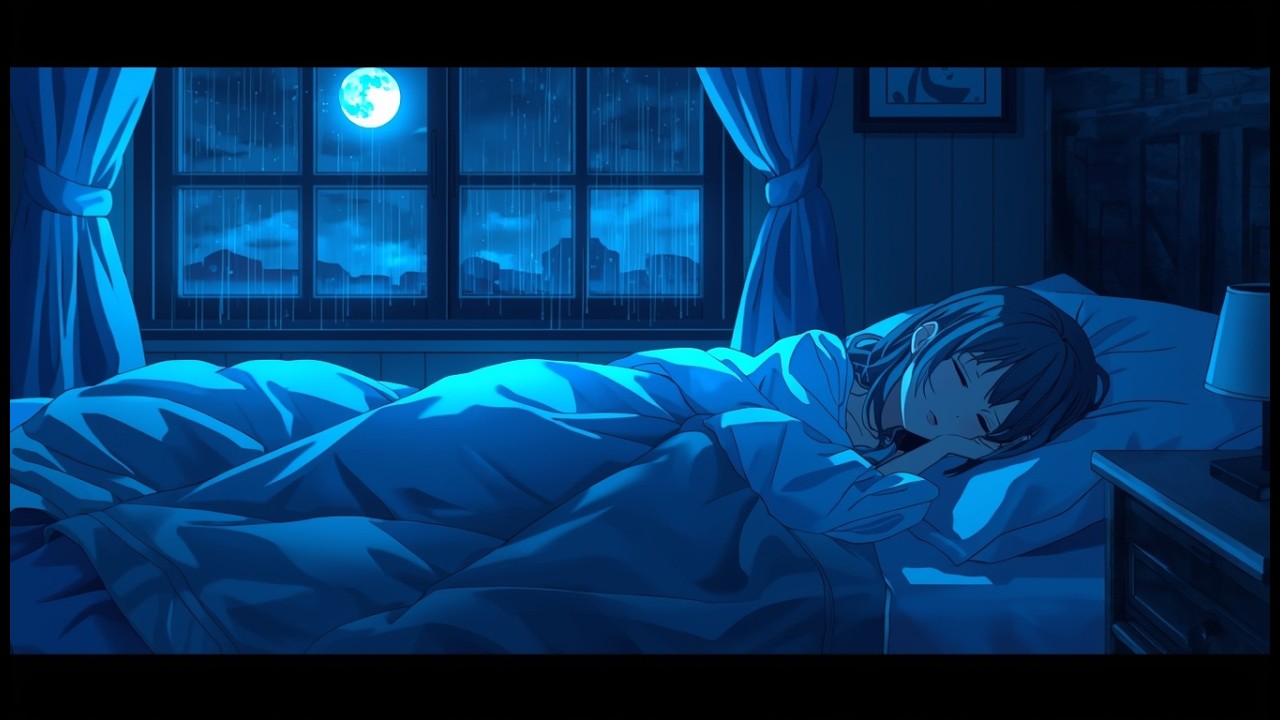 deep sleep lofi 🌙 calm night rain