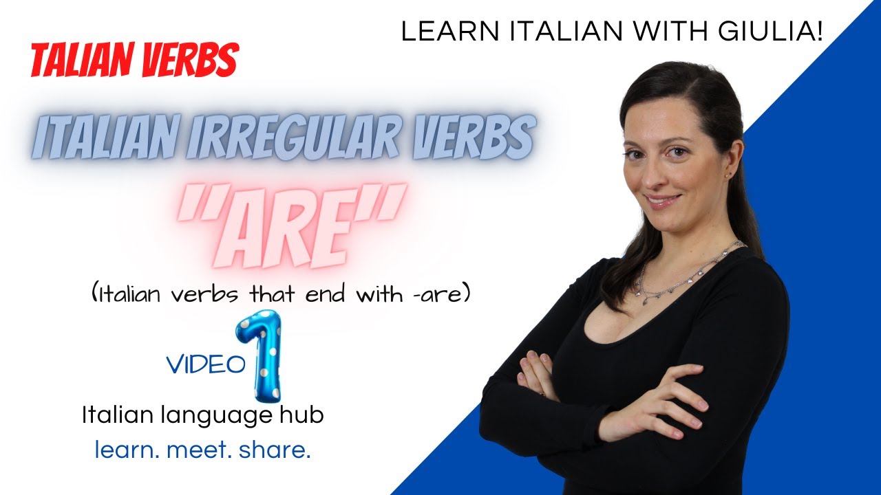 Learn Italian present tense conjugation - PART 1- IRREGULAR verbs that end in 