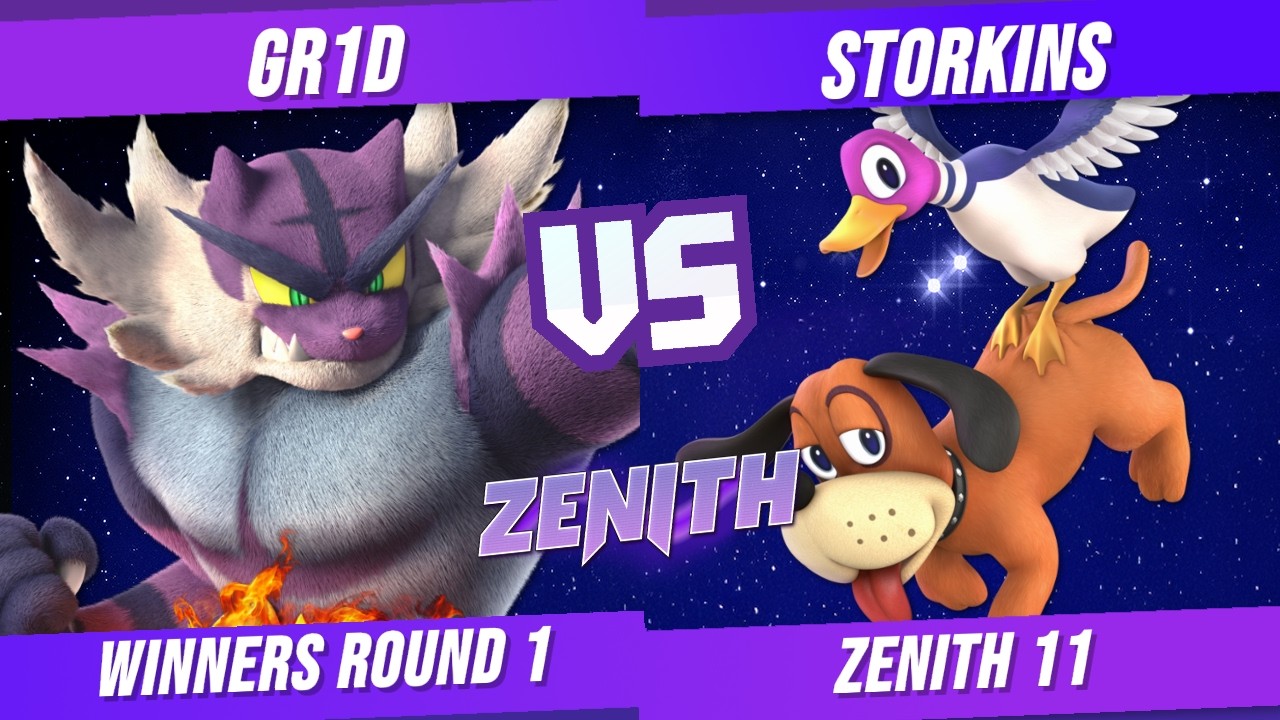 Zenith 11 - GR1D VS Storkins - Winners Round 1 (No Comms)