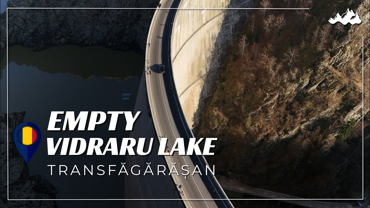 Vidraru Dam & Drained Lake after 60 years | Transfăgărășan, Romania, Drone Video 4K
