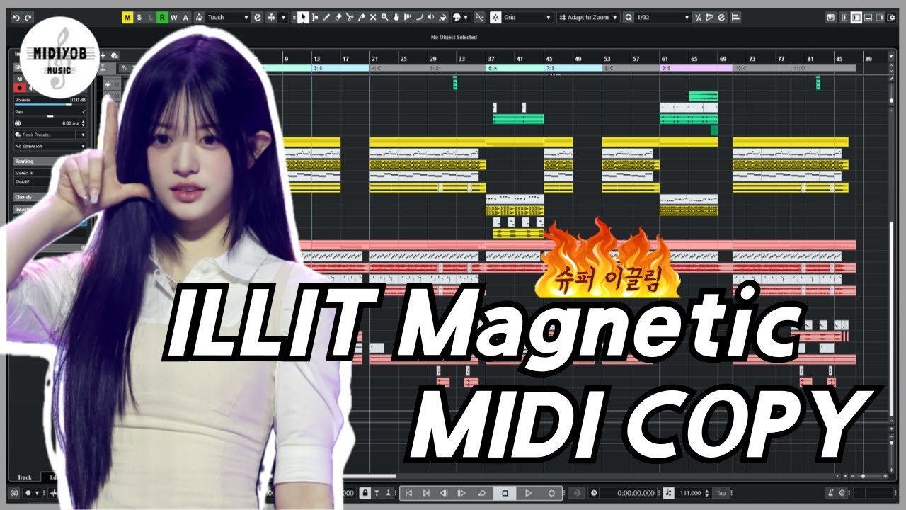 아일릿 (ILLIT) - Magnetic | INSTRUMENTAL COPY | MIDI | 미디카피 | Cubase | Remake