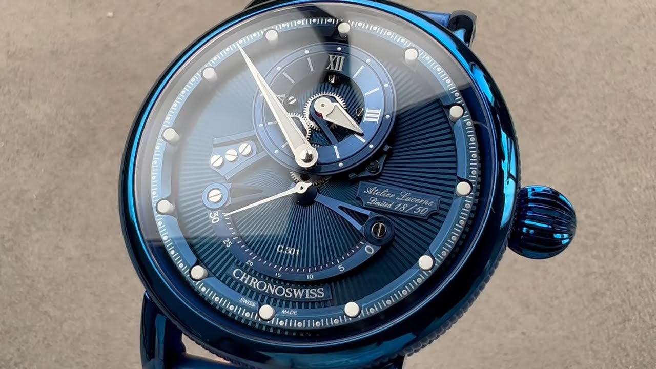Chronoswiss Open Gear ReSec Electric Blue CH-6926-BLSI Chronoswiss Watch Review