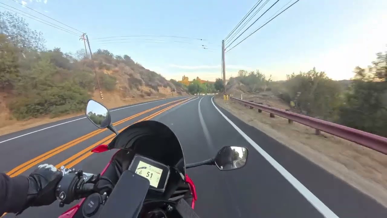 2024 HONDA CBR650R | STOCK EXHAUST | SUNSET RIDE | POV