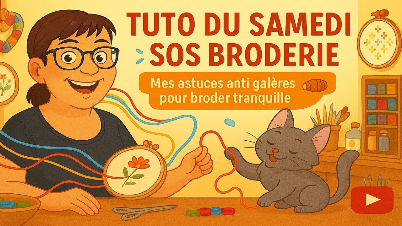 Tuto du Samedi ▶️ Les différentes Toiles à broder 🪡🪡🪡