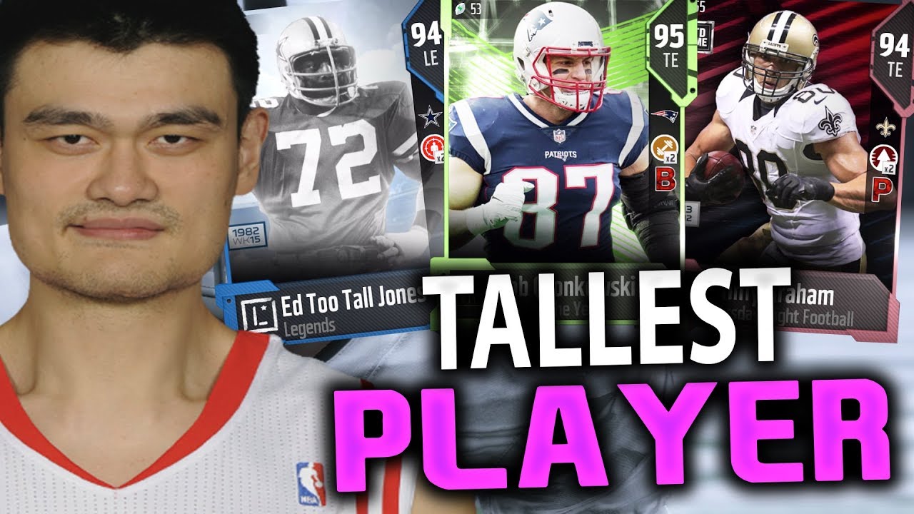 THE TALLEST PLAYER DRAFT!! MADDEN 18 DRAFT CHAMPIONS GAMEPLAY