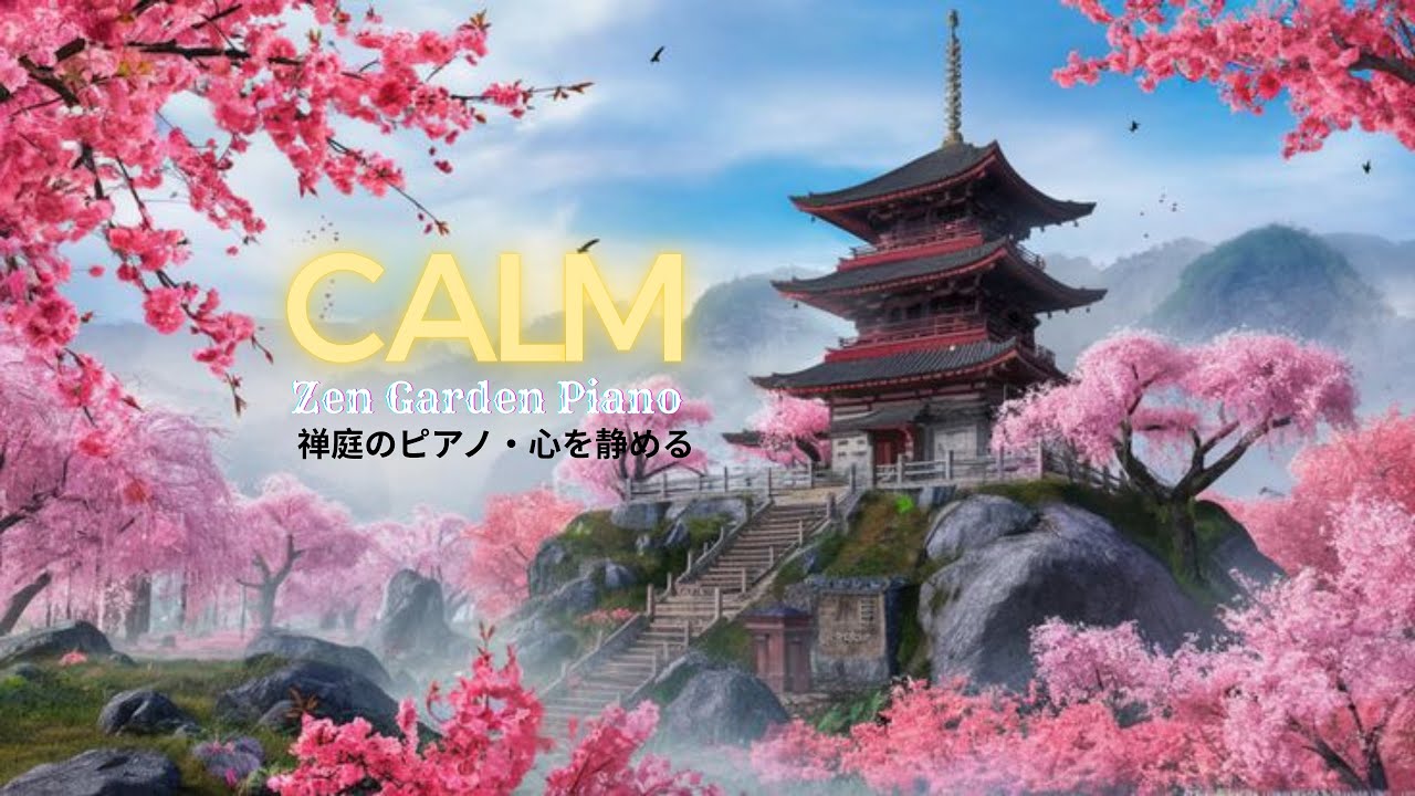 Zen Garden Piano – Calm Your Mind | Japanese Ambient Piano for Relaxation, Sleep & Meditation