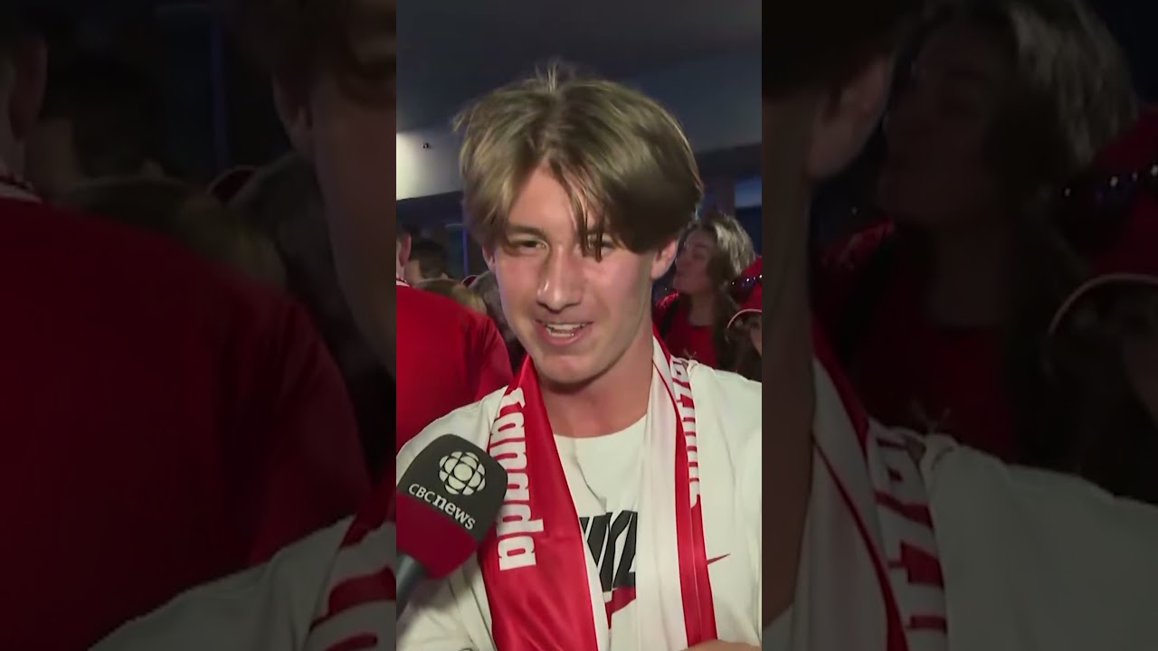 Swiss fans in Toronto celebrate 2-1 World Cup win against Canada
