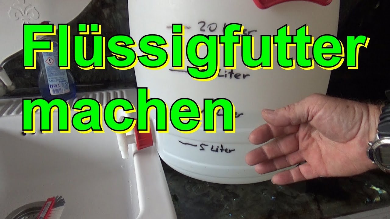 Flüssigfutter machen